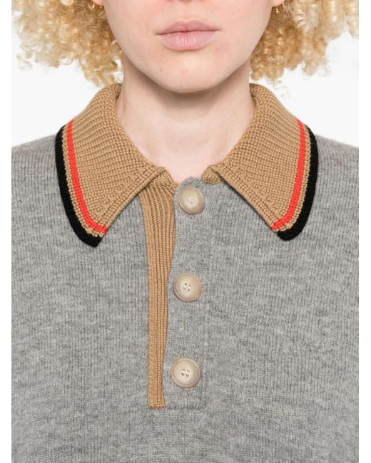 N°21 Gray Buttoned Wool Sweater