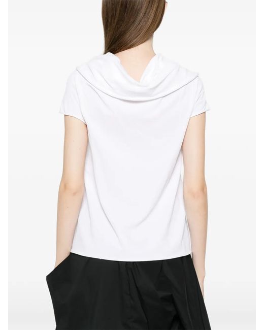 Liviana Conti White Carola Off-Shoulder Sweater