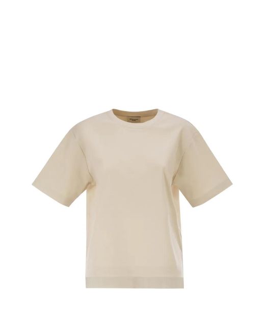 Weekend by Maxmara White Side-Slit T-Shirt