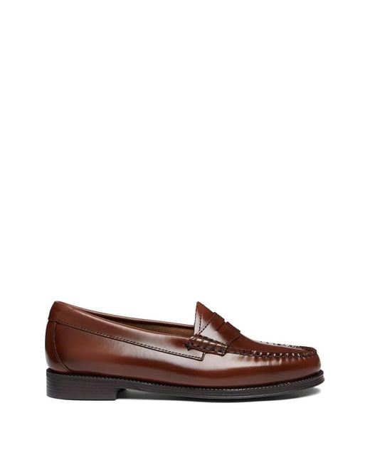 G.H. Bass & Co. レディース ブラウン Easy Weejuns ペニーローファー 