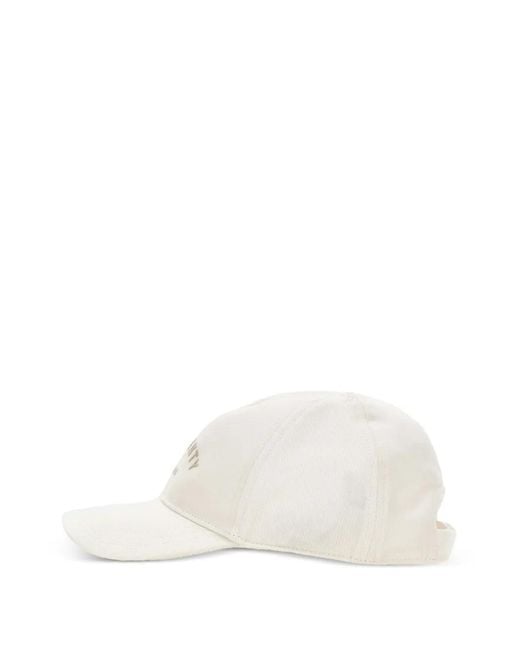 Eleventy White Casquette À Logo Imprimé for men