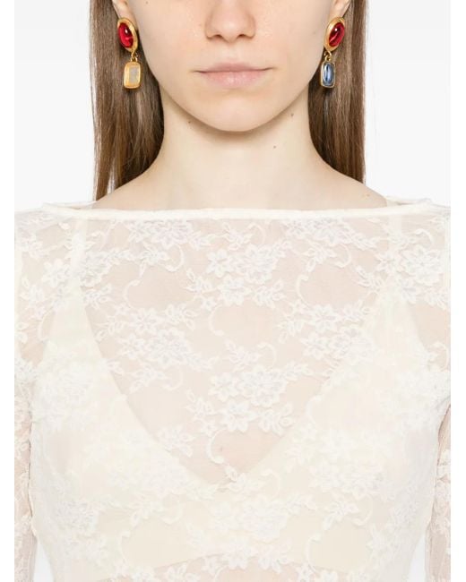 Reformation White Adriano Top