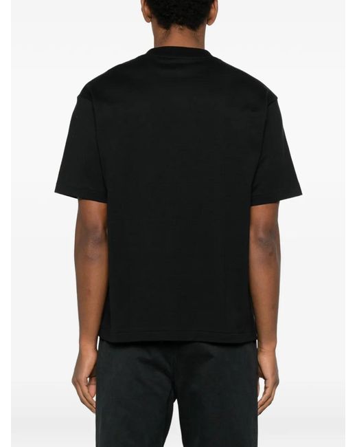 Kaptain Sunshine Black Tube Crew-Neck T-Shirt for men