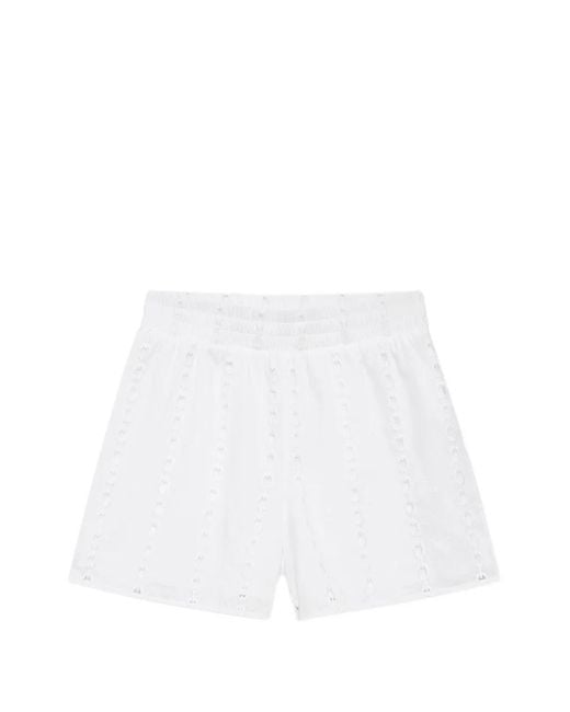 Anine Bing White Kam Short