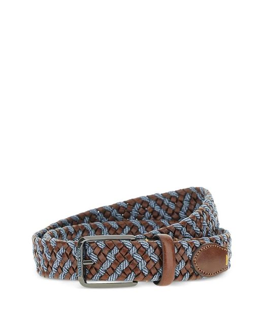 Paul & Shark Gray Braided Belt for men