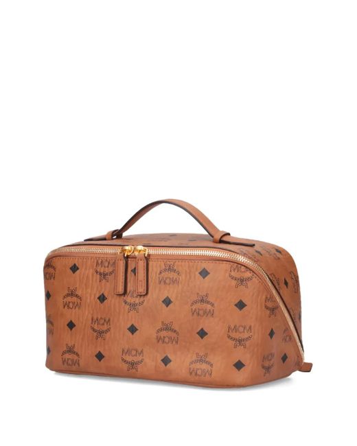 MCM Brown Monogram Tote Bag for men