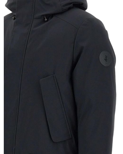 Save The Duck Blue Mod. Wilson Hooded Padded Coat for men