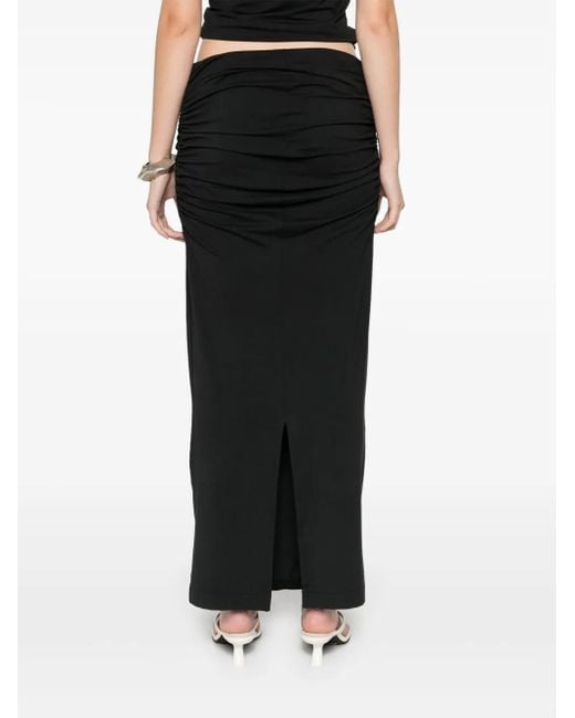 Entire studios Black Surge Maxi Skirt
