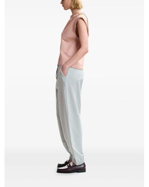 Essentiel Antwerp Gray Halva Track Pants