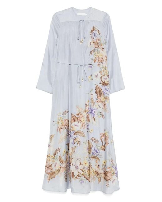 Zimmermann White Coco Billow Maxikleid
