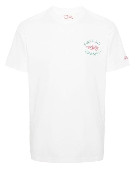 Mc2 Saint Barth X Insulti Luminosi T-Shirt in White für Herren