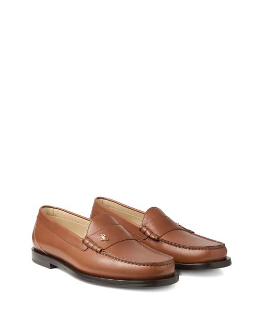 Jimmy Choo Brown Ethan Loafers for men