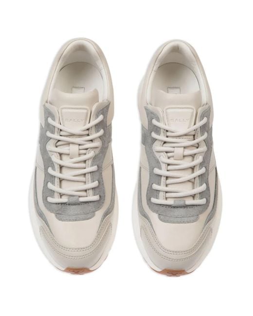 Bally White Outline Sneakers