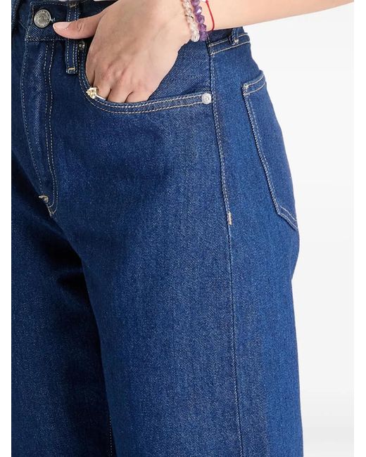 Calvin Klein Blue High-Waist Jeans