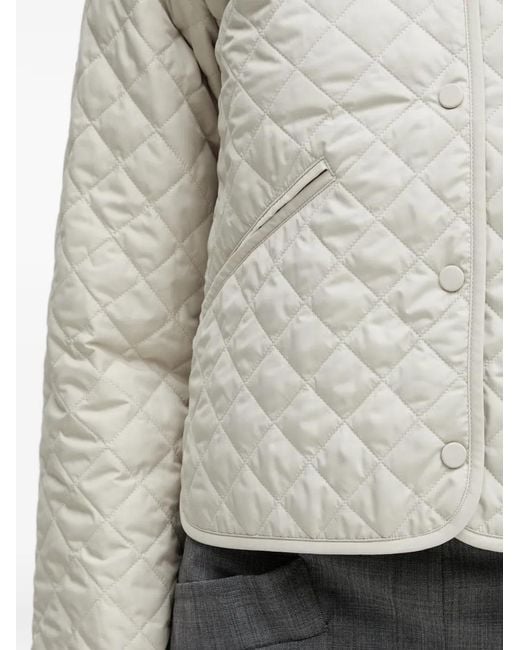 Barbour Gray Cashel Quilted Jacket