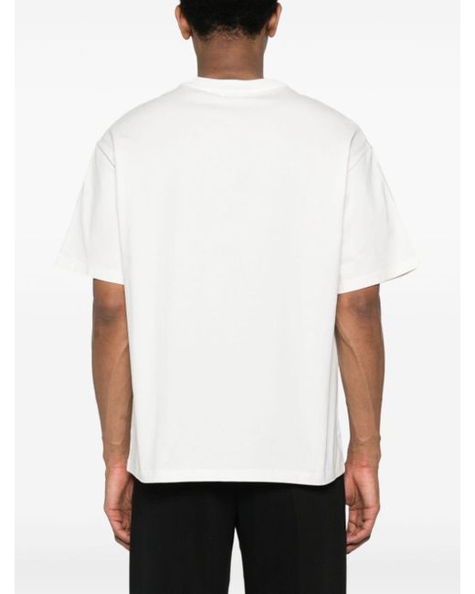 Etro Katoenen T-shirt Met Print in het White voor heren