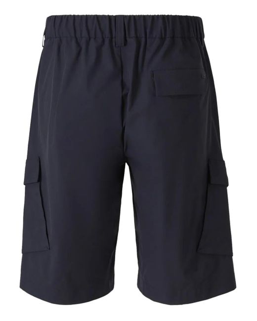 Herno Blue Pleated Shorts for men