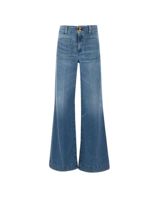 Seafarer Blue Jane Wide-Leg Jeans