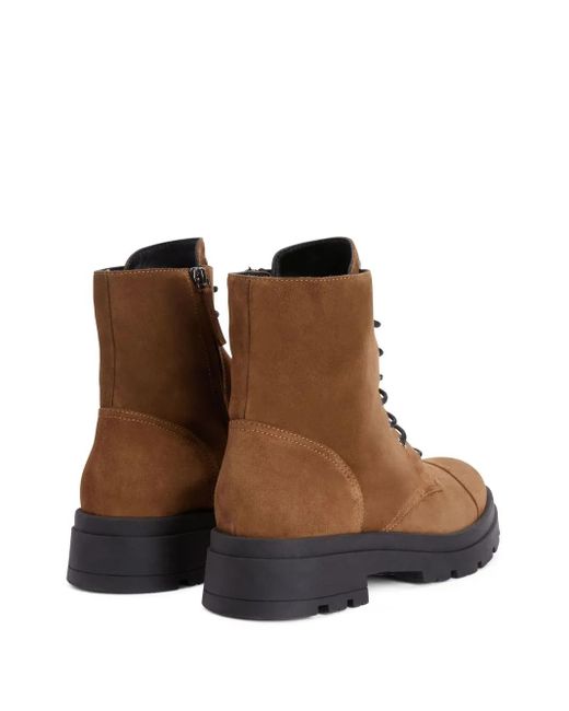 Giuseppe Zanotti Brown Jerico Suede Ankle Boots for men