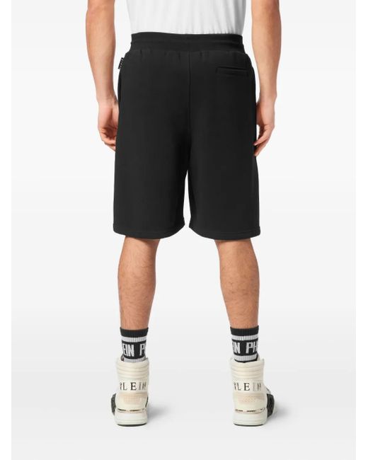 メンズ Philipp Plein トラックショーツ Black