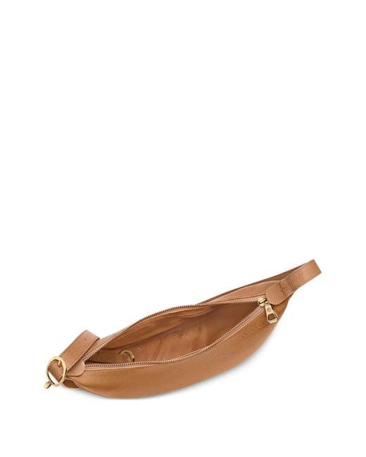 Longchamp Brown Petit Sac À Bandoulière Le Foulonné