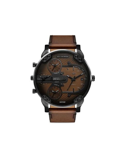 DIESEL Black Timeframes 39Mm