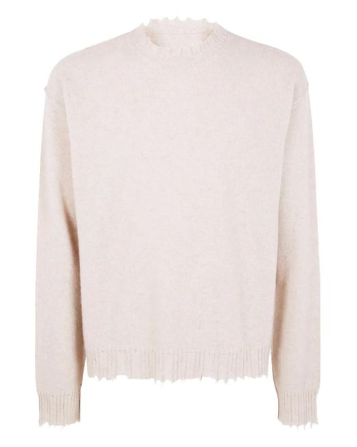 Jersey con bordes deshilachados Uma Wang de hombre de color Pink