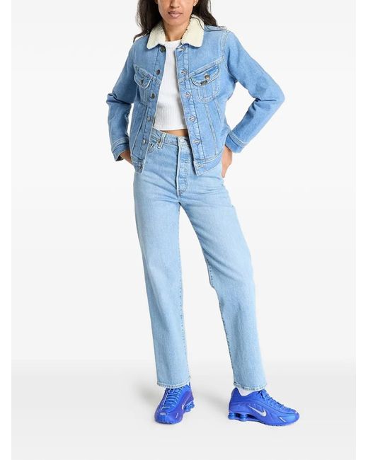 Lee Jeans Blue Rider Collared Jacket