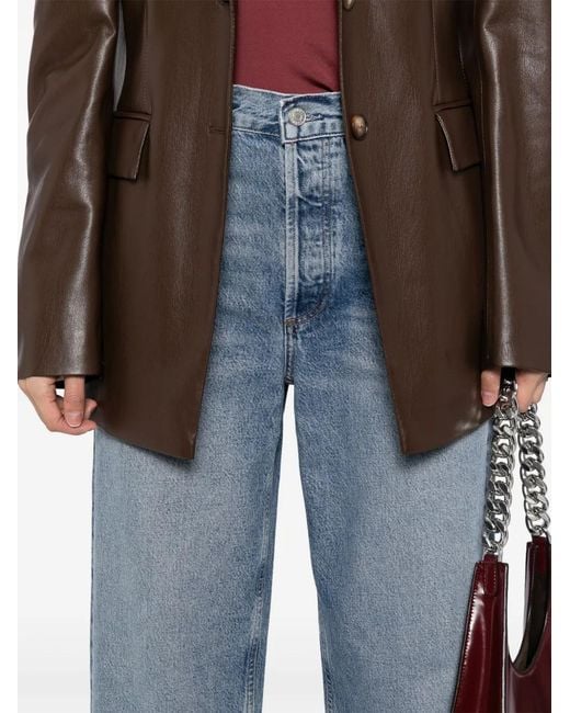 Agolde Blue Henson Tapered Jeans