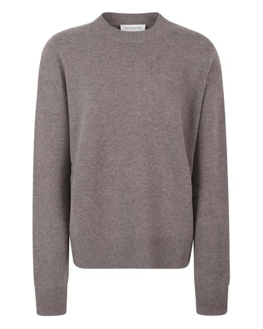 Frankie Shop Gray Rafaela Padded Sweater