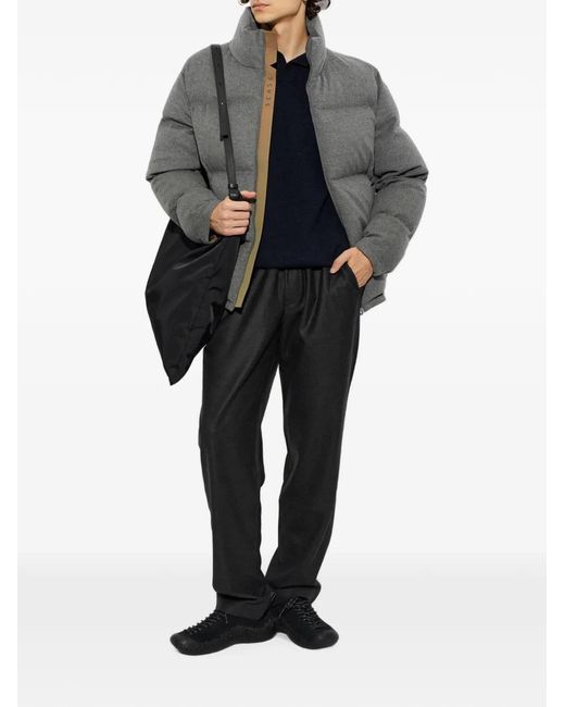 Sease Blue Split-Neck Sweater for men