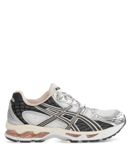 Asics White Gel-Nimbus Mesh-Detail Running Sneakers for men