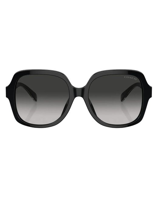 COACH Black Square-Frame Sunglasses