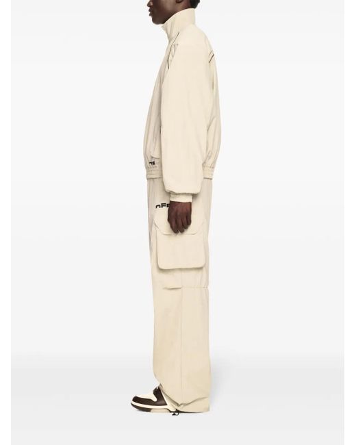 Off-White c/o Virgil Abloh Natural Shared Track Pants for men