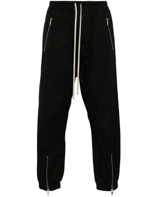 Rick Owens Black Tecuatl Trousers for men