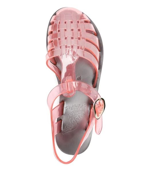 Ancient Greek Sandals Pink Homeria Sandals