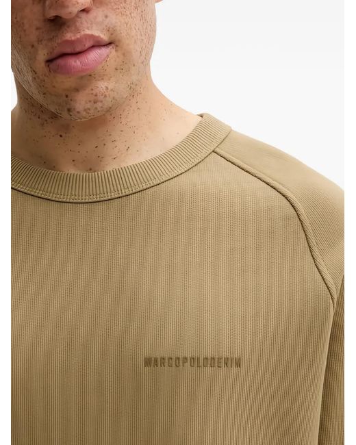 Marc O' Polo Natural Embroidered Sweatshirt for men