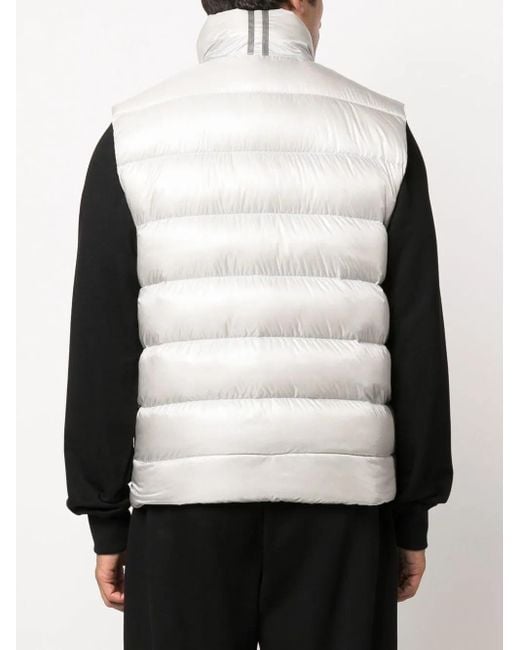 Canada Goose Gray Crofton Quilted Gilet for men