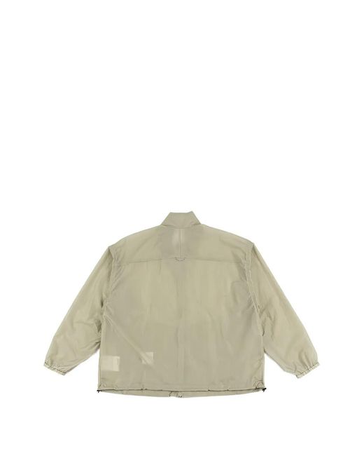 And Wander Natural Elasticated-Cuff Utility Jacket