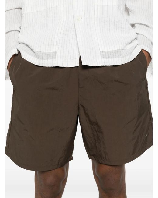 Goldwin Brown Relaxed-Fit Shorts for men