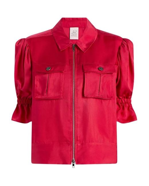 Cinq À Sept Red Holly Jacket