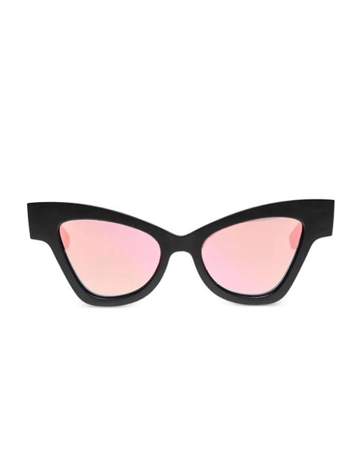 Le Specs アワーグラス キャットアイ サングラス Natural