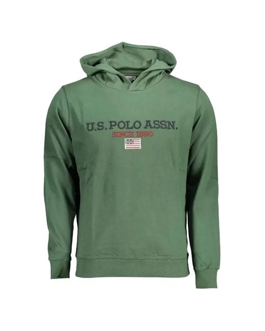 U.S. POLO ASSN. Green Long-Sleeves Hoodie for men