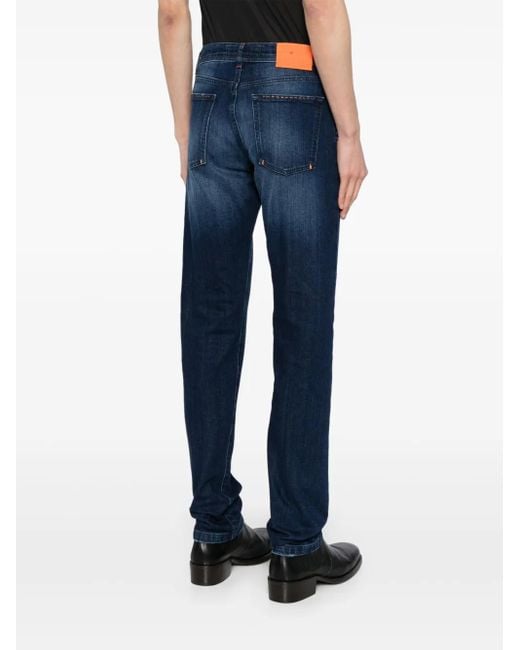 メンズ Kiton ストレートジーンズ Blue