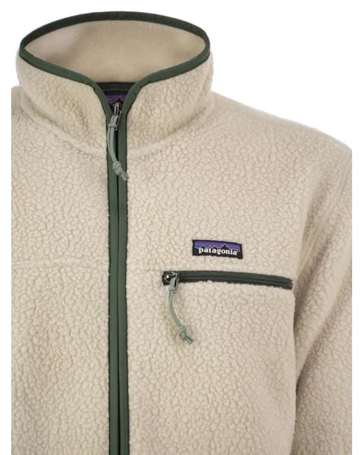 Patagonia Natural Retro Pile Fleece Jacket for men