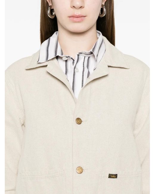 Lois White Vega-23 Linen Jacket