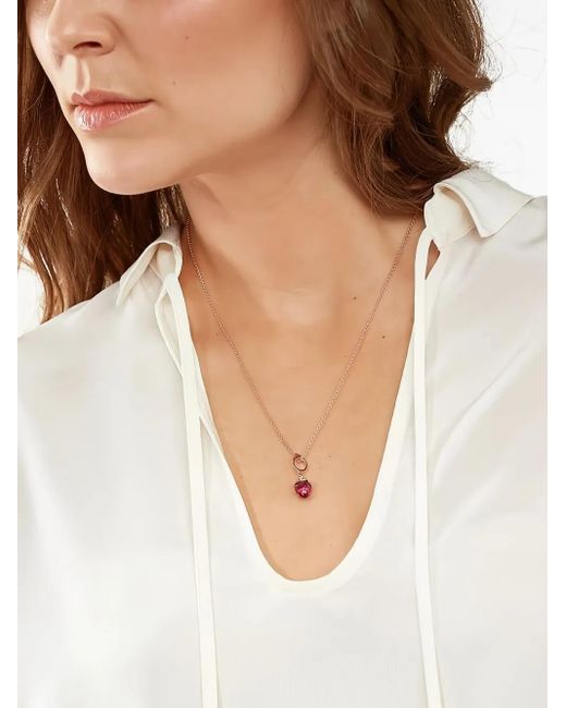 Tamara Comolli Pink 18K Rose Mikado Tourmaline Pendant