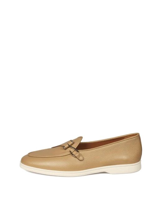 Edhen Milano White Comporta Rush Buckle-Detail Loafers for men