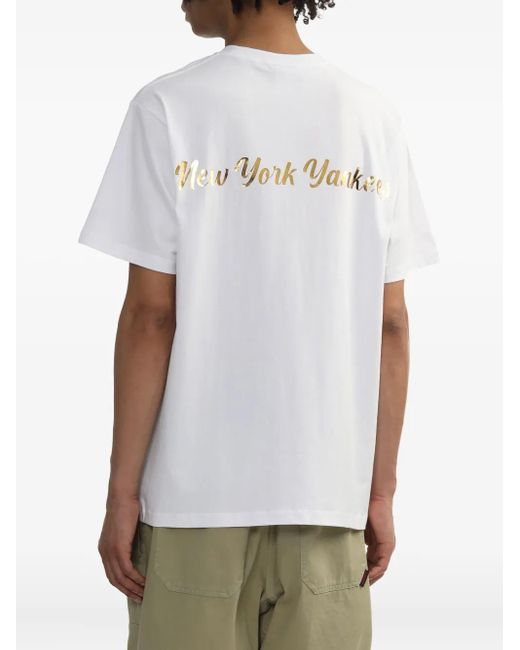 KTZ White Logo-Patch Cotton T-Shirt for men