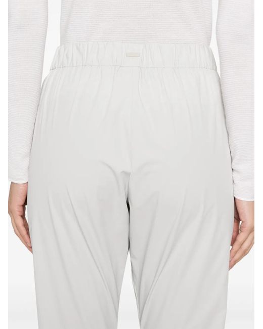 Herno White Tapered Track Pants